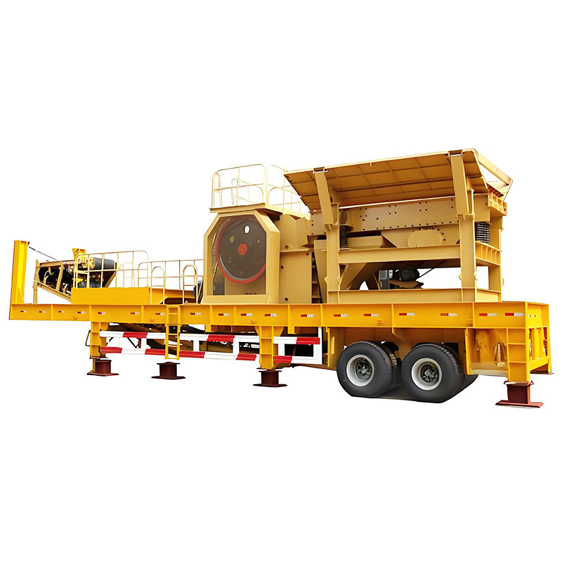 Movable type crushing station