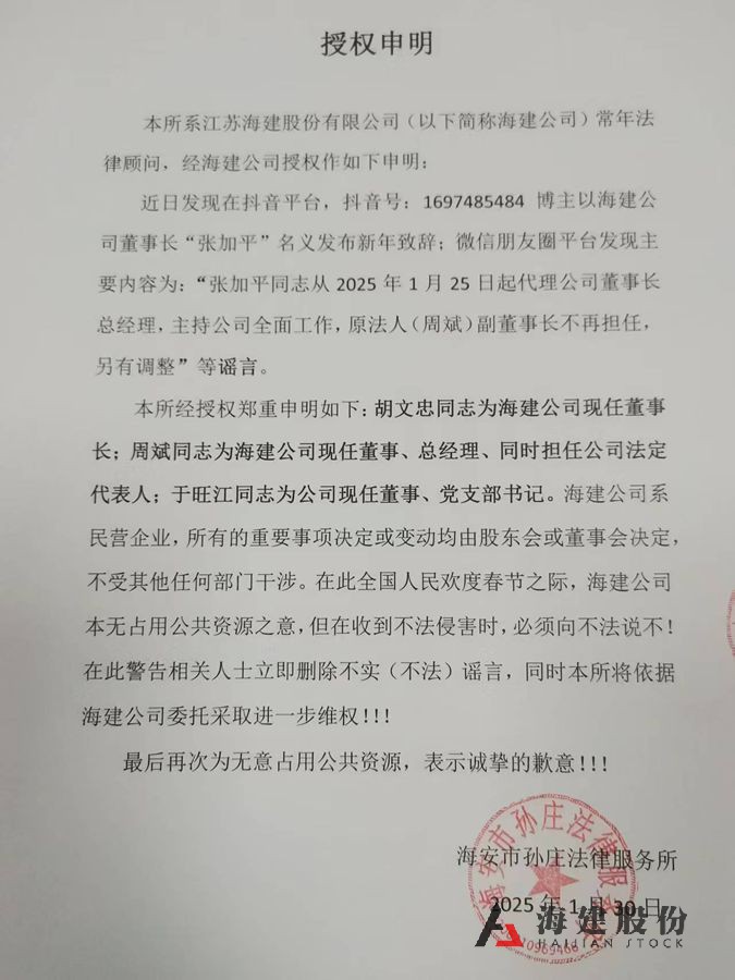 授权申明